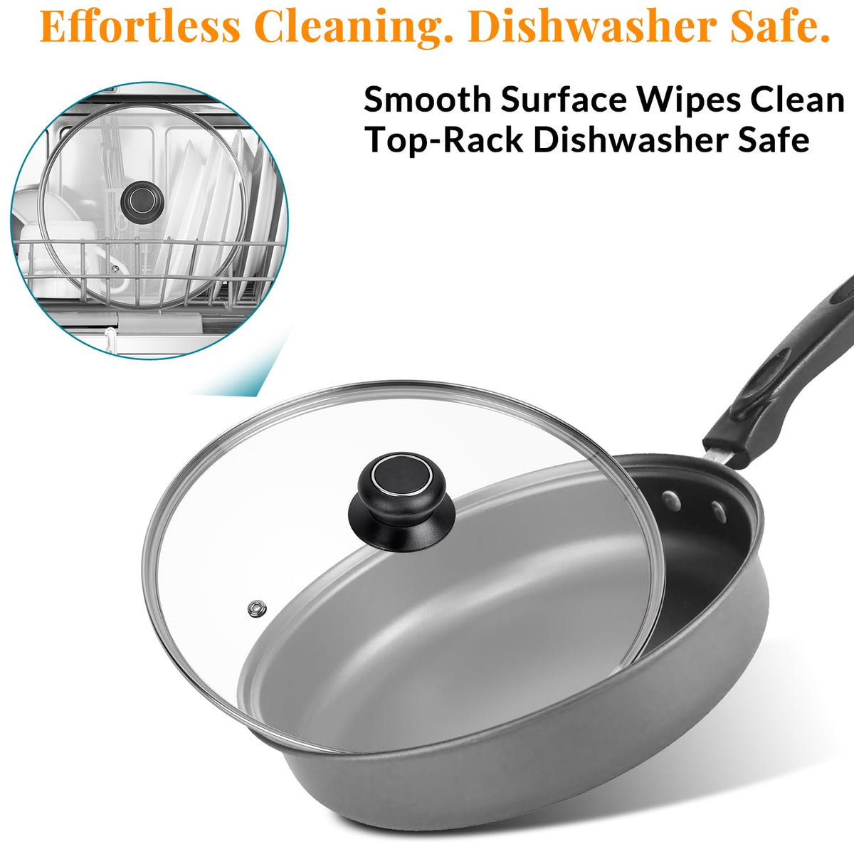 12 Inch Tempered Glass Lid E133
