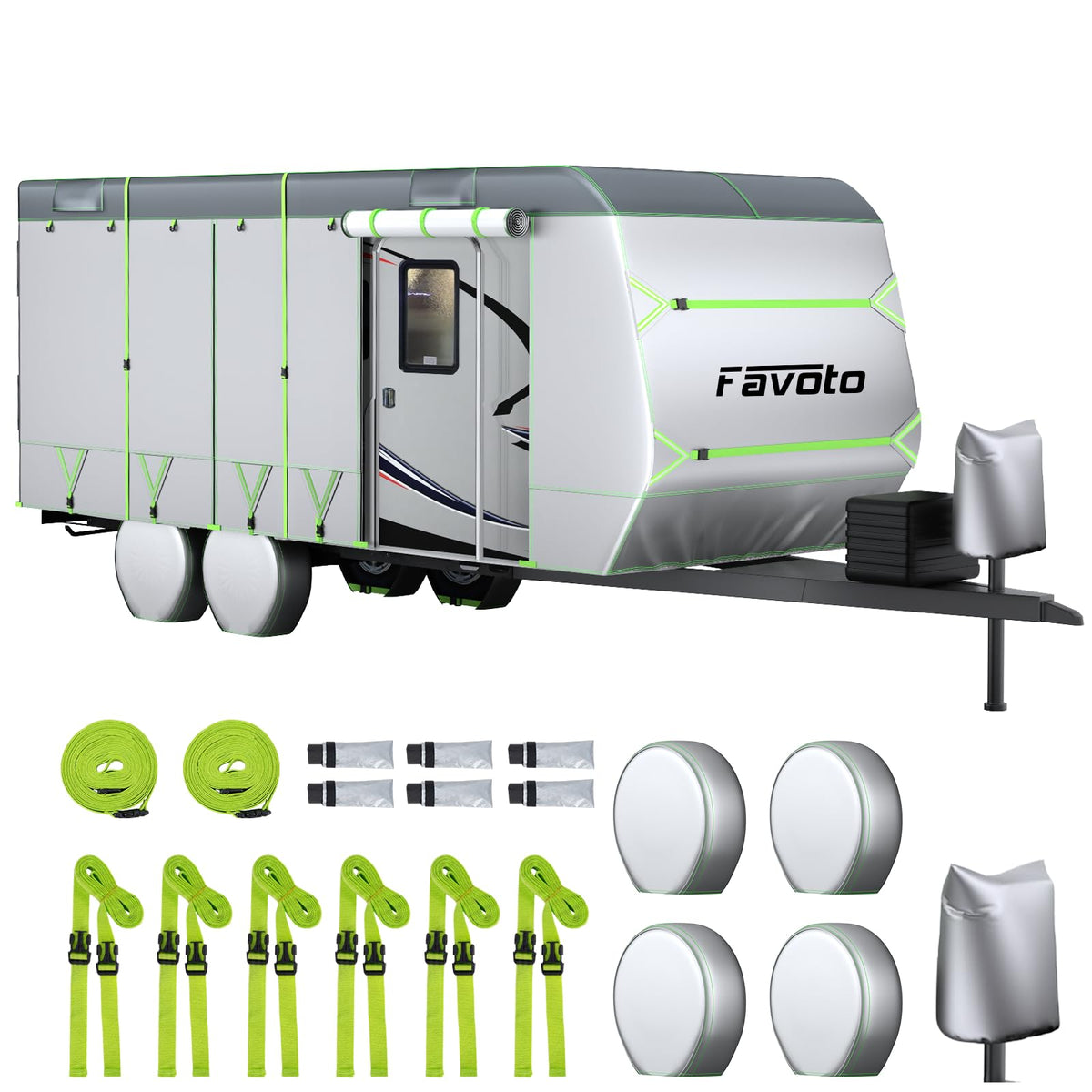 22-24 ft Travel Trailer Cover U468