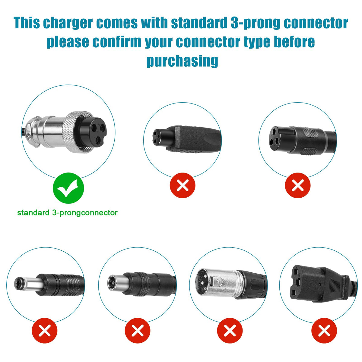 24V 2A Electric Bike Scooter Battery Charger X48763