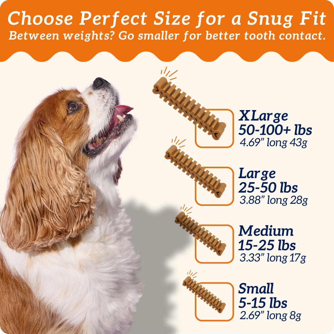 Small Flexible Dog Dental Chews 22Ct G48683
