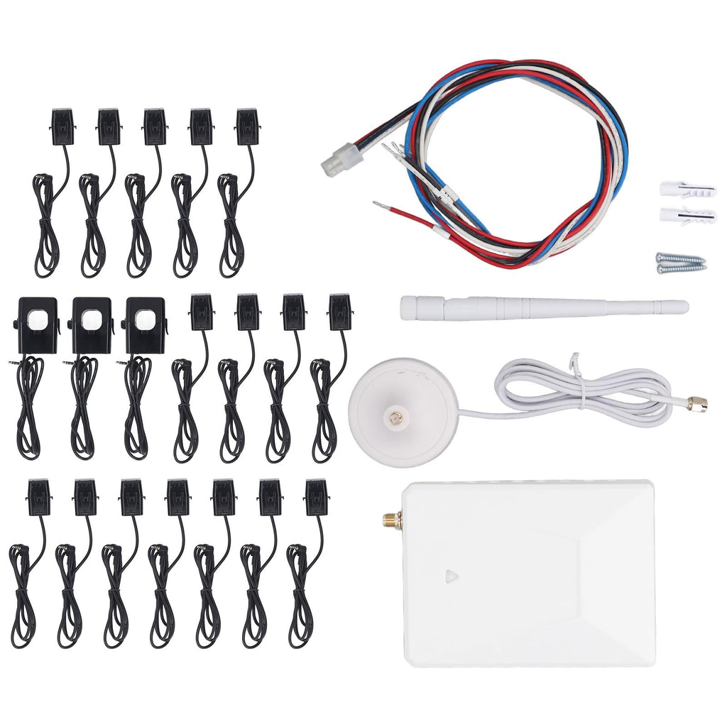WiFi 3 Phase 4 Wire Bidirectional Energy Meter with Sensors C851370
