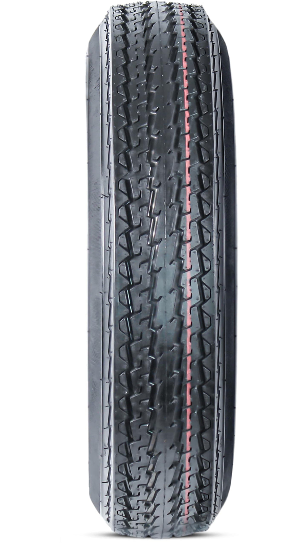 2-Pack Trailer Tire Rim Assembly 4.80-12 5 Lug Black V832