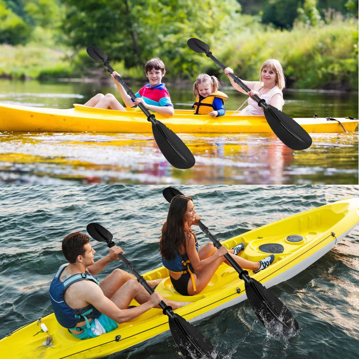 Adjustable Kayak Paddle with Drip Loop R114