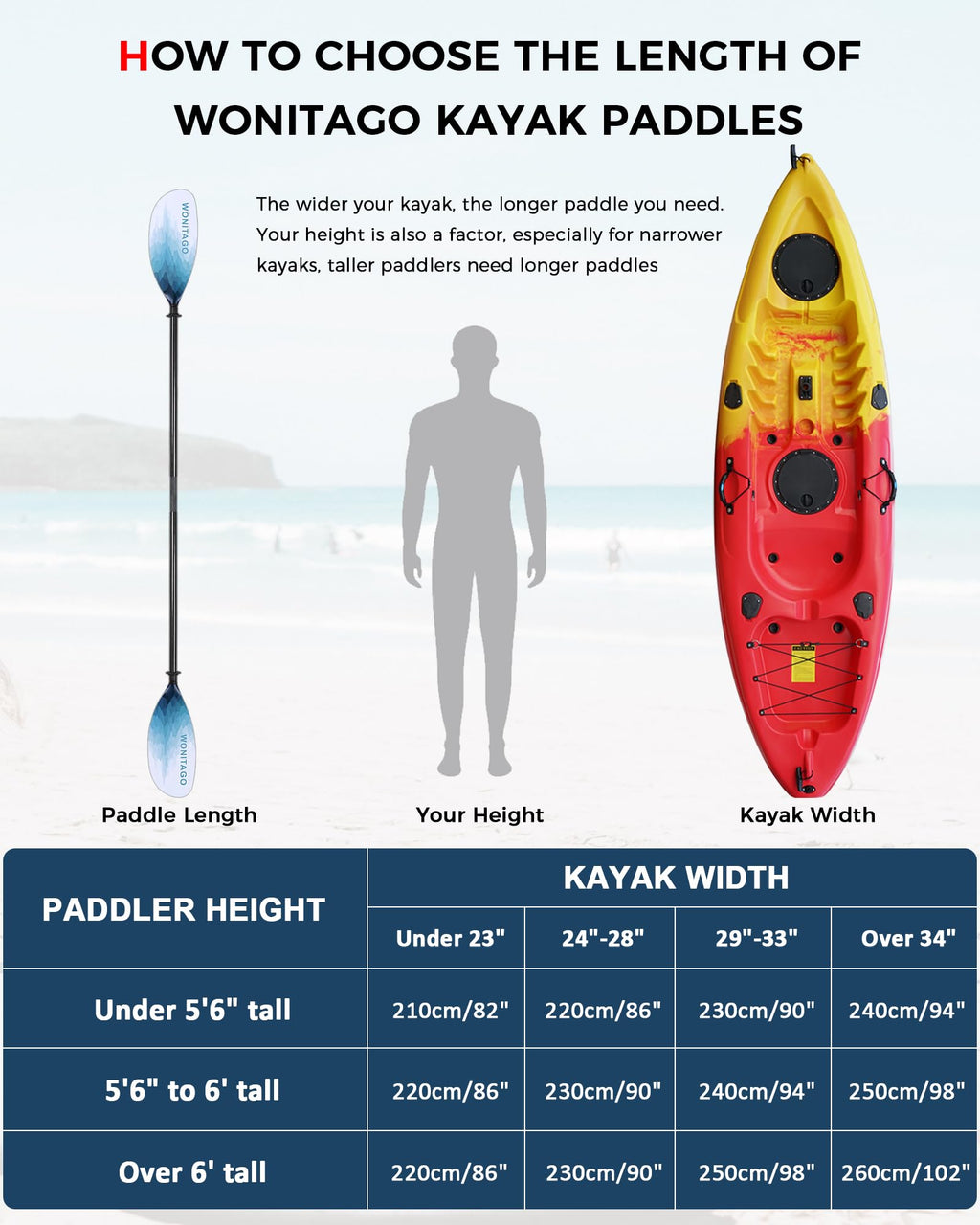 Adjustable Carbon Fiber Shaft Nylon Blade Kayak Paddle O540459