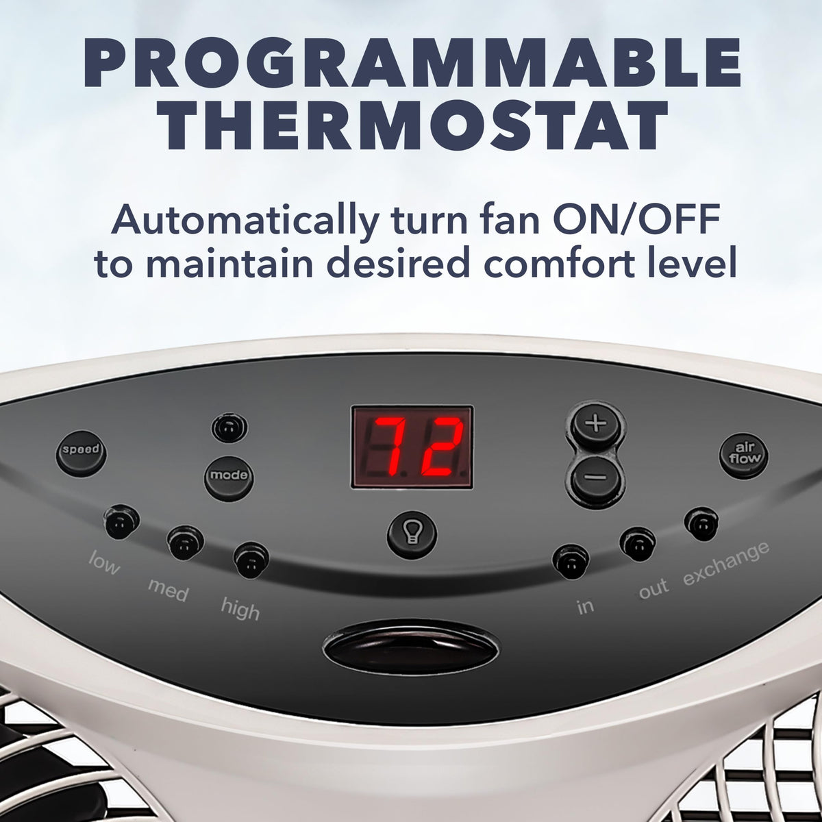 Window Fan with Reversible Airflow Blades, 3-Speed L5187