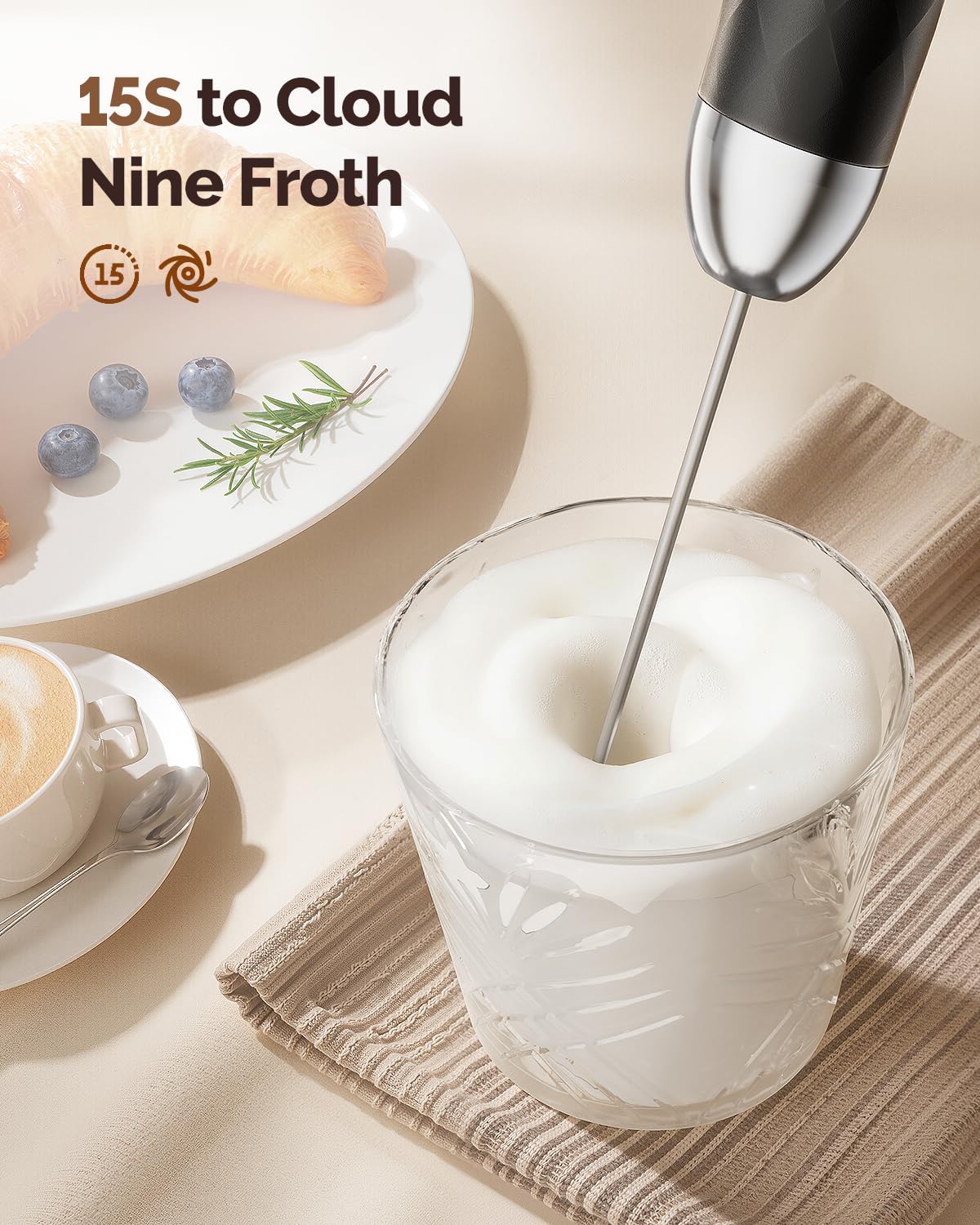 Rechargeable Milk Frother Z876