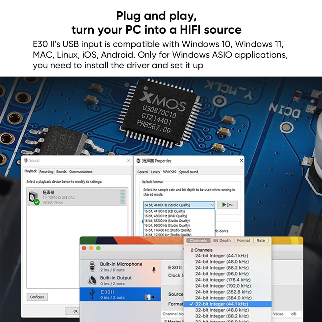 Digital to Analog Audio Converter USB DAC L566945