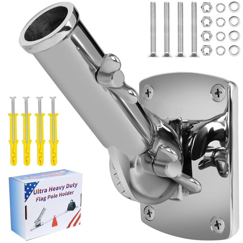 316 Stainless Steel Adjustable Flag Pole Holder X961