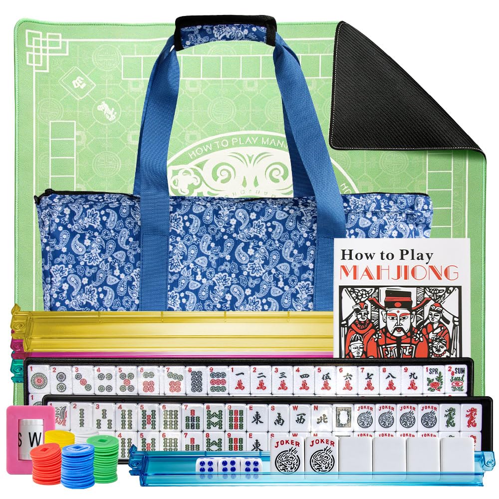 American Mahjong Set with Mat and Racks H52312