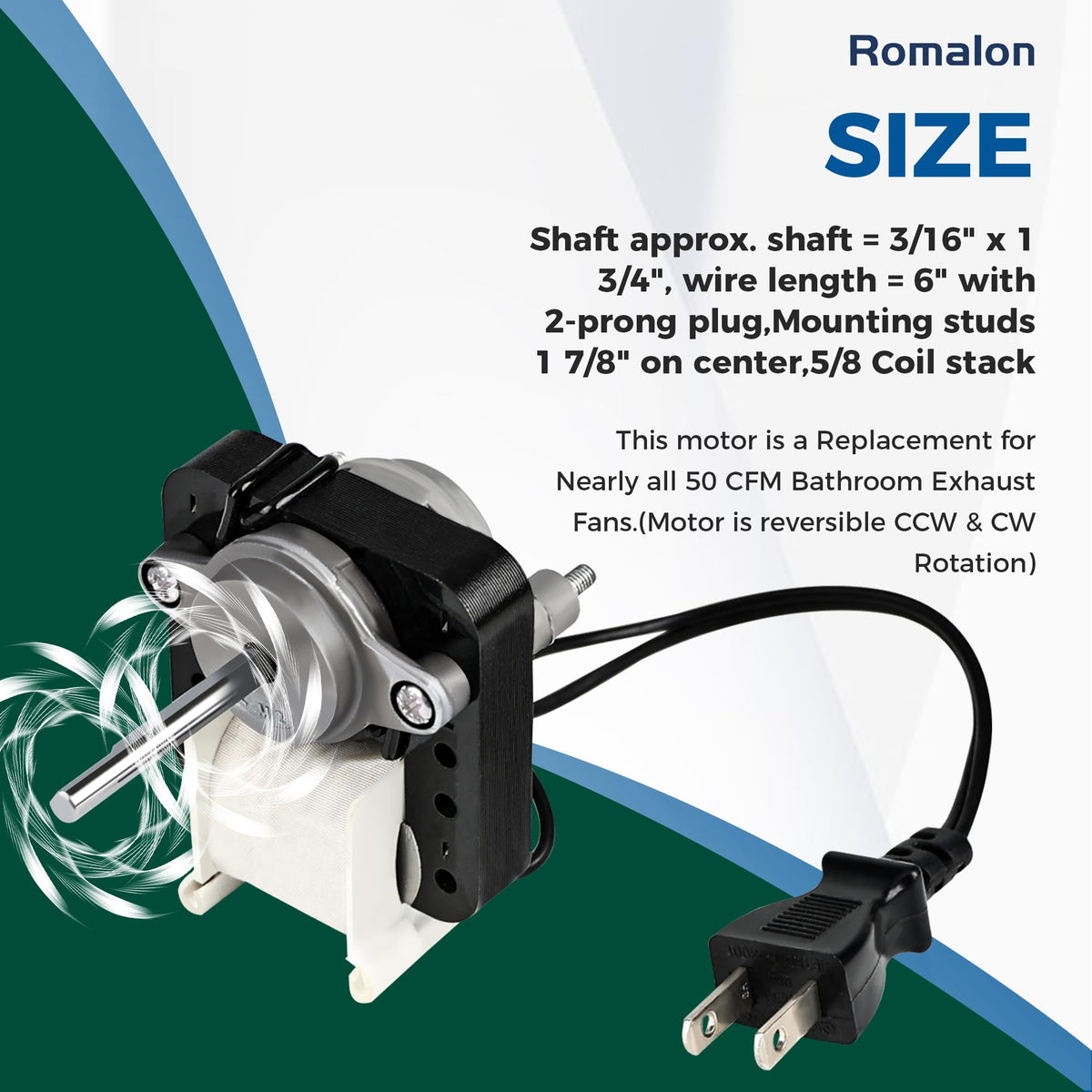 Bathroom Fan Motor Replacement Kit Q38797