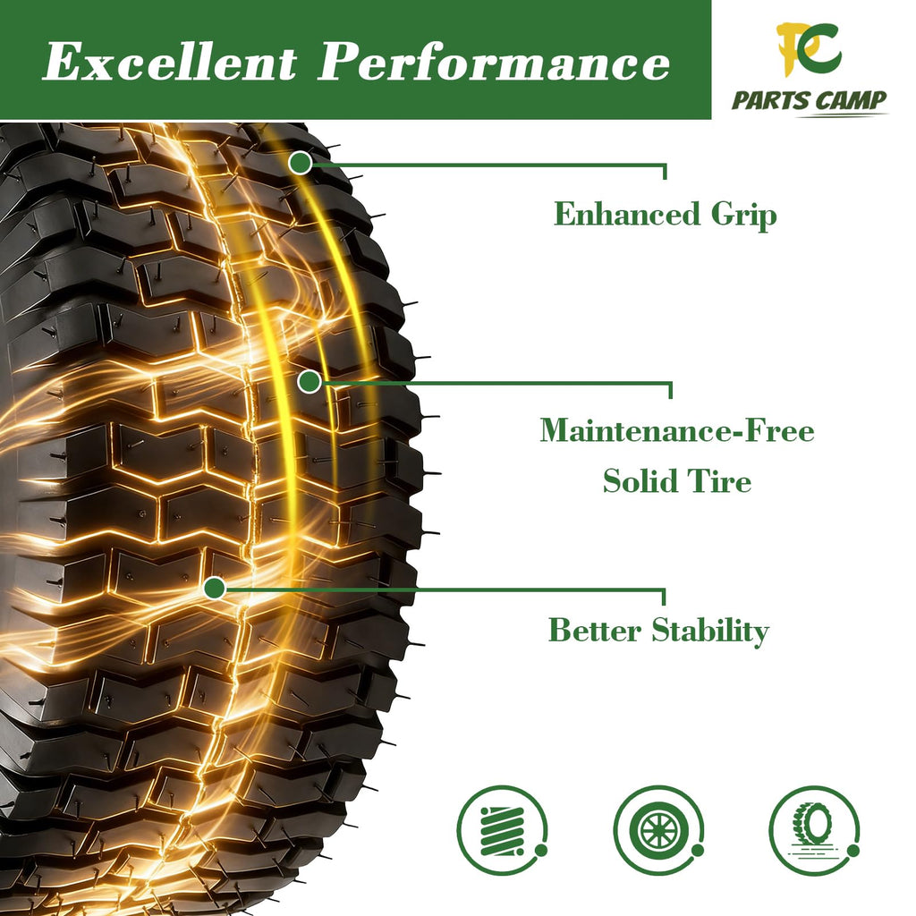 15x6.00-6 Tire and Inner Tube Set with TR-13 Valve Stem B996515
