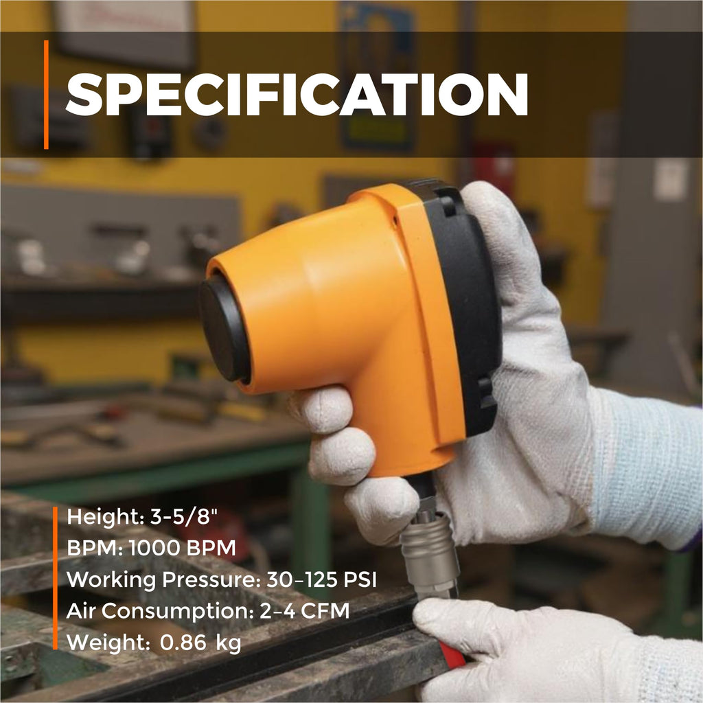 Pneumatic Palm Hammer with Non-Marring Tip F339