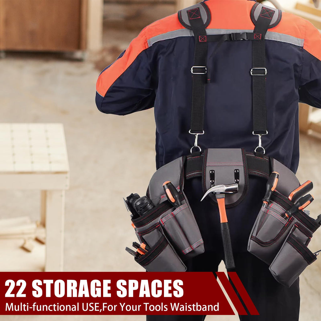Heavy Duty 22 Pockets Adjustable Tool Belt J6514