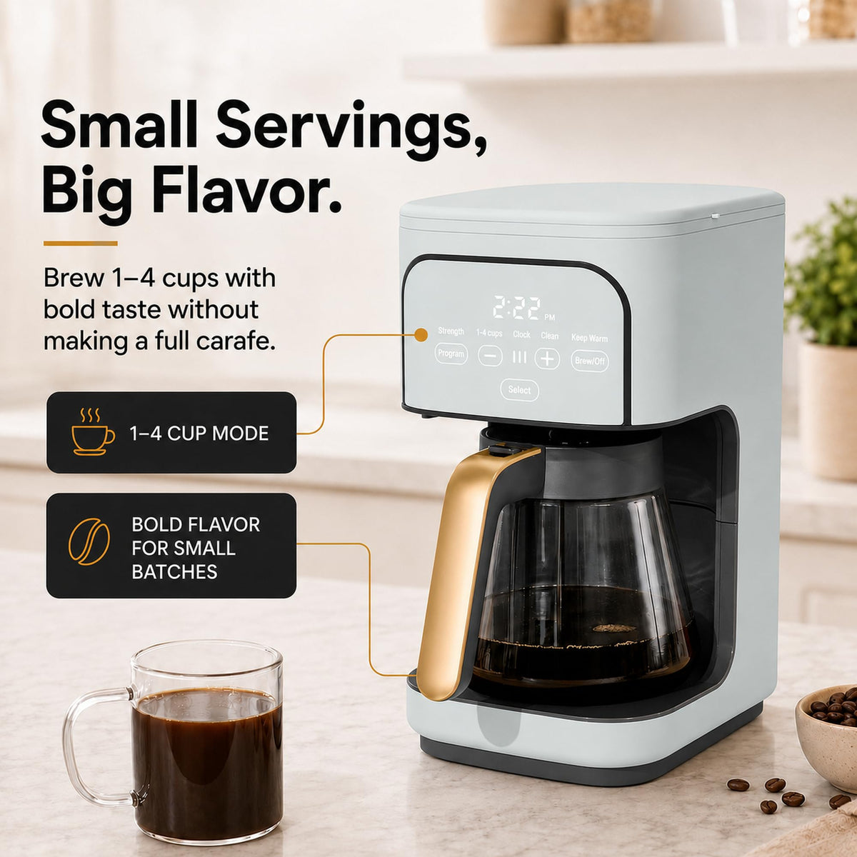 12-Cup Programmable Drip Coffee Maker E353158