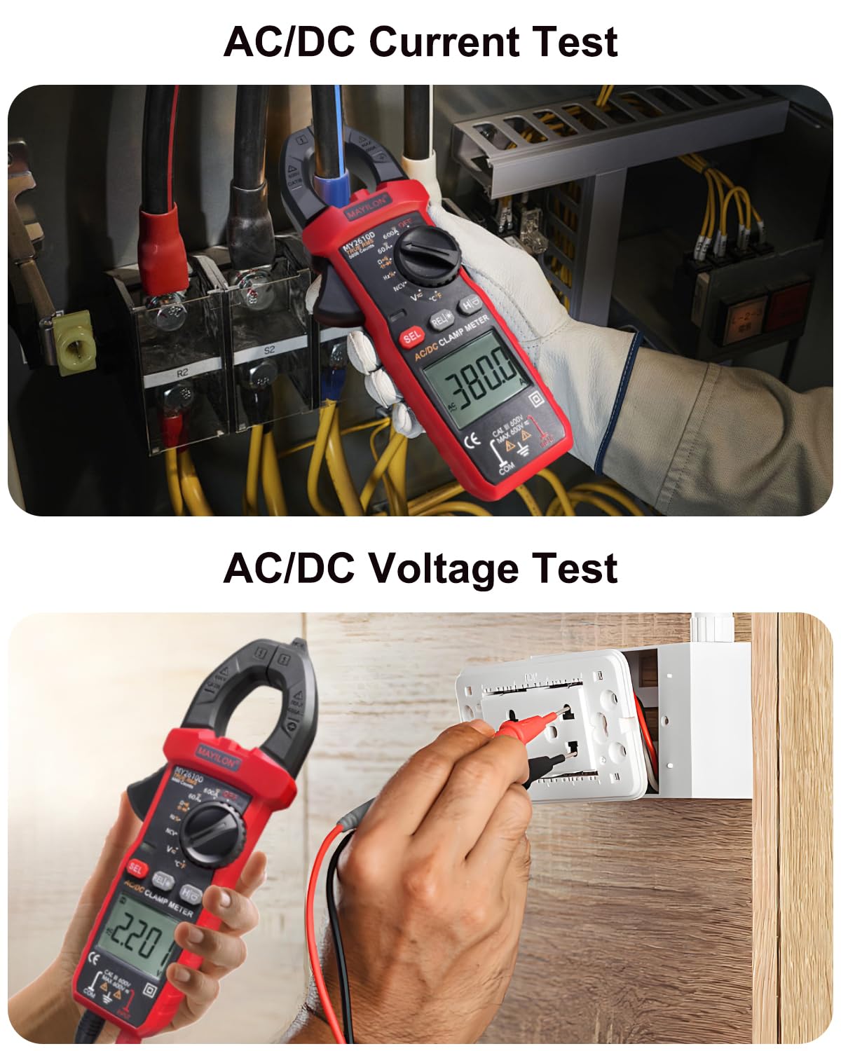 Digital Clamp Meter TRMS 6000 Counts C745301