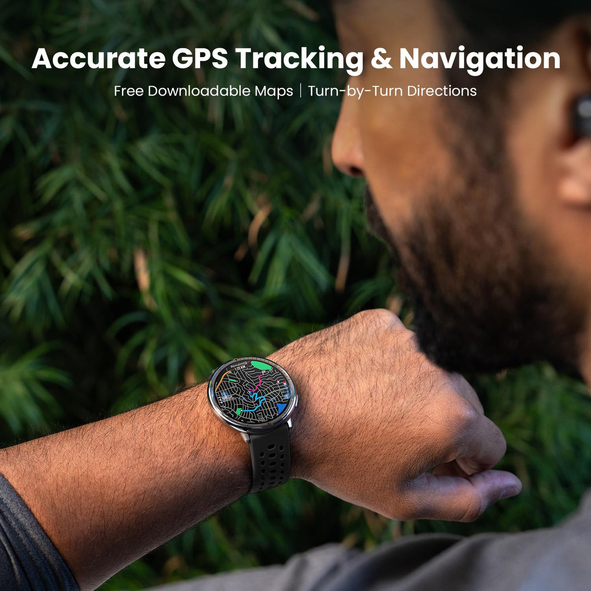 Smart Watch, 1.32" AMOLED Display, GPS B90921