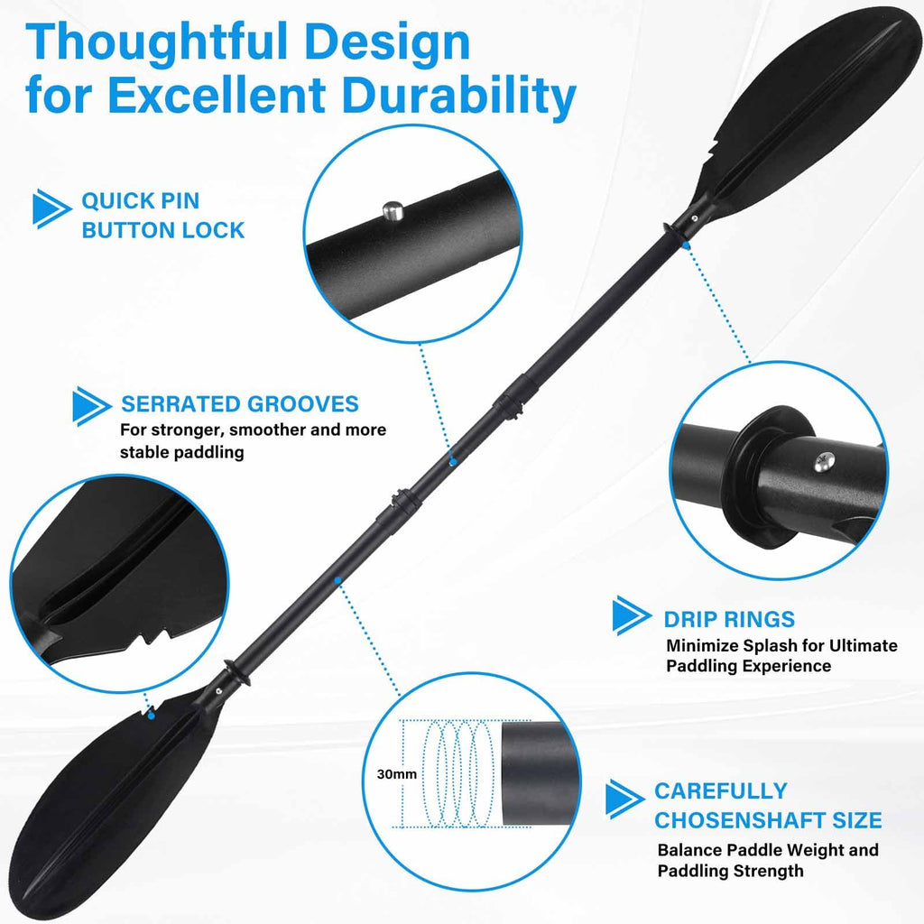 Adjustable Kayak Paddle with Drip Loop R114