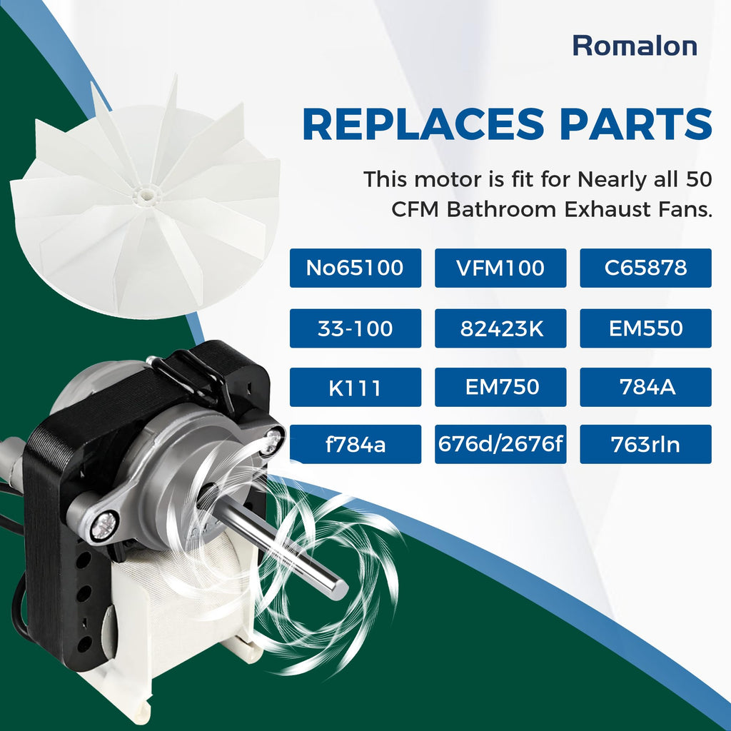 Bathroom Fan Motor Replacement Kit Q38797