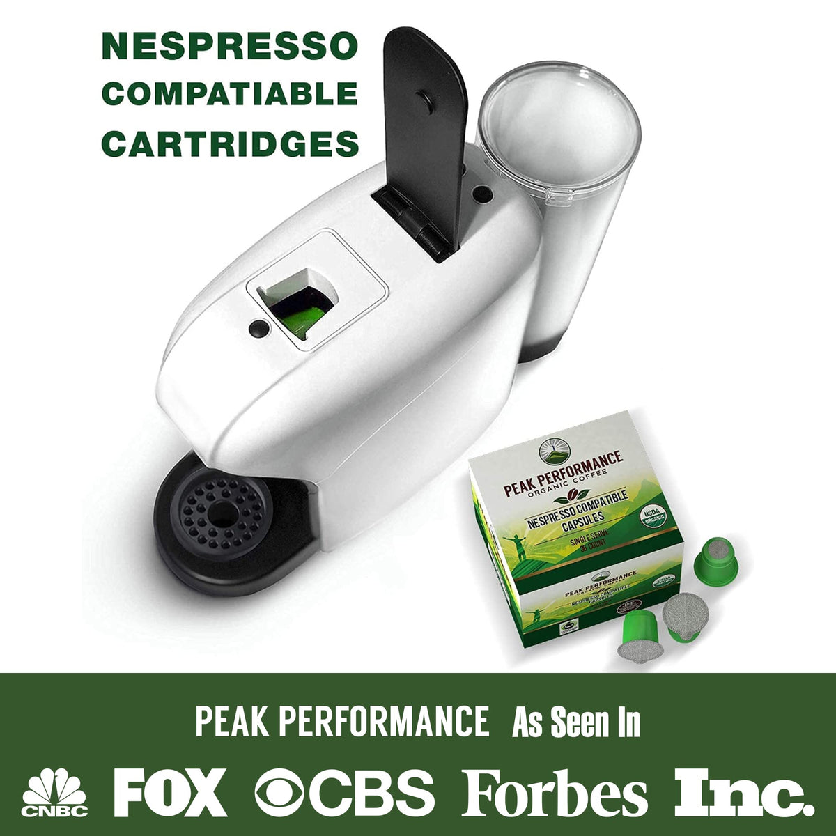 Organic Capsules for Nespresso Machines J985