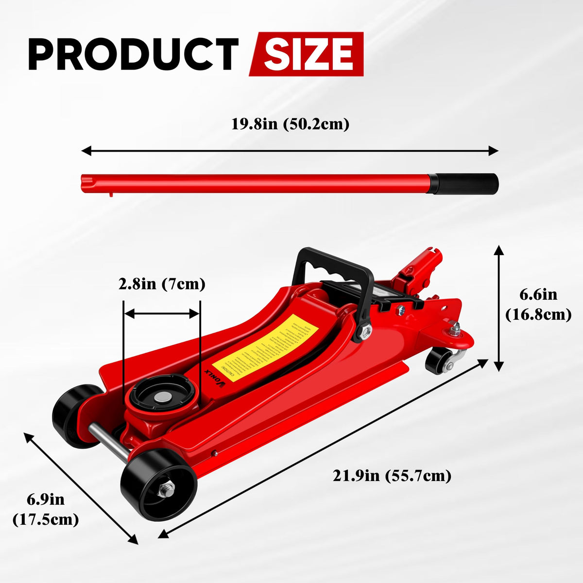 2.5 Ton Low-Profile Hydraulic Floor Jack M49894