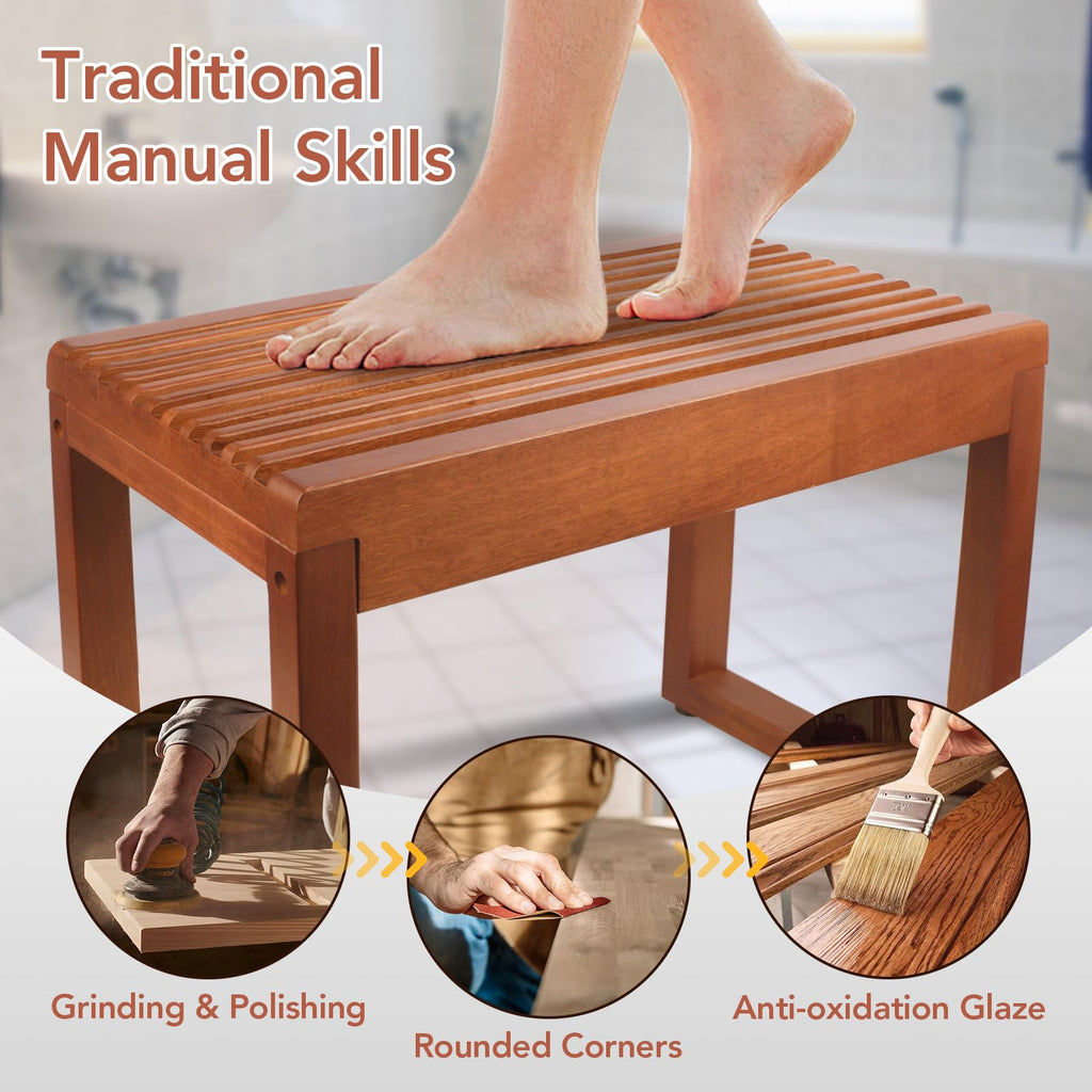 Teak Shower Bench B372686