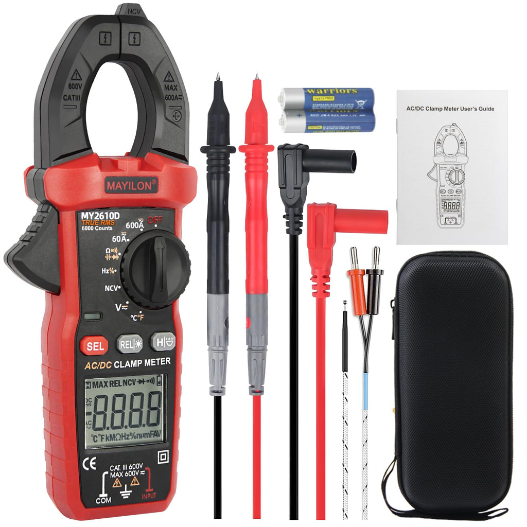 Digital Clamp Meter TRMS 6000 Counts C745301