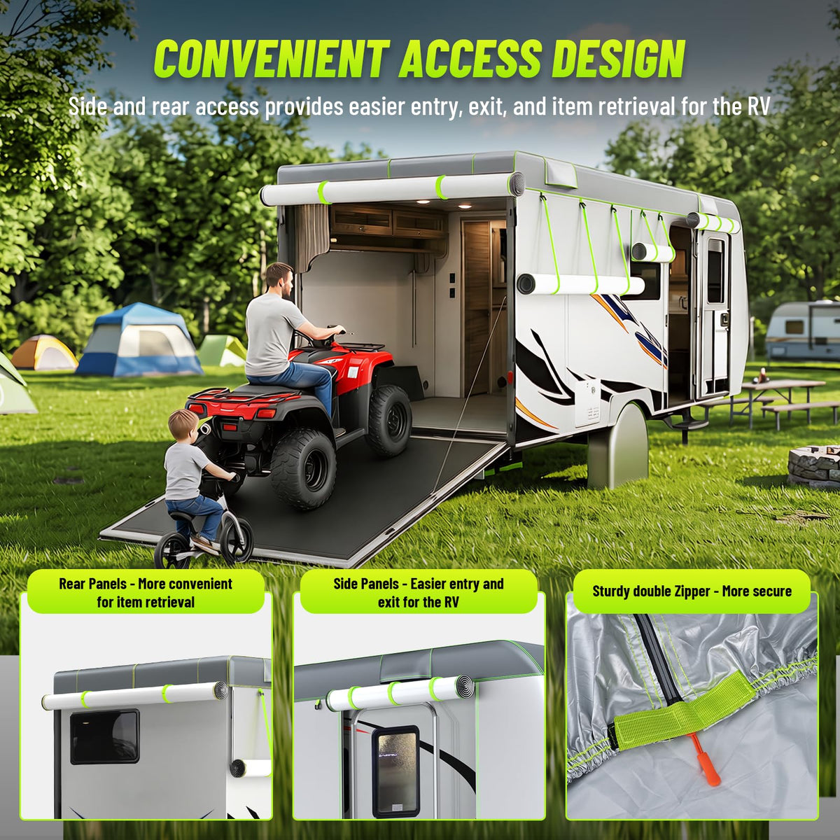 22-24 ft Travel Trailer Cover U468