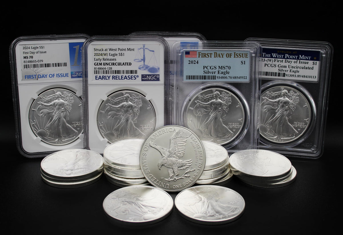 1 oz American Silver Eagle Coin MS-70 E429