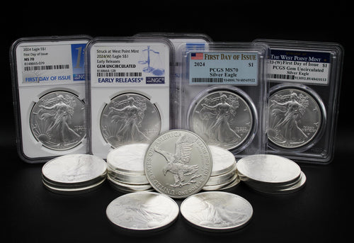 1 oz American Silver Eagle Coin MS-70 E429