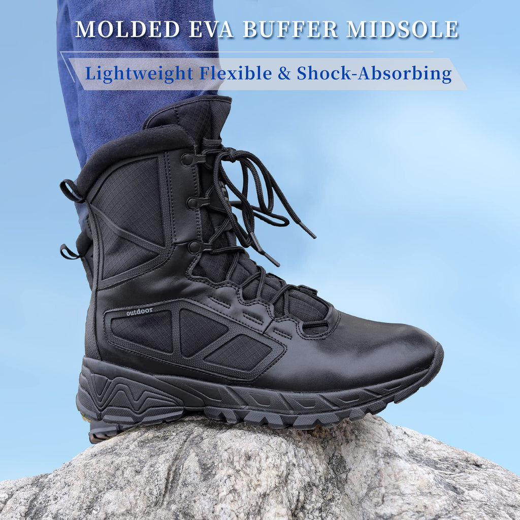 Lightweight Side Zipper Tactical Work Boots L3284