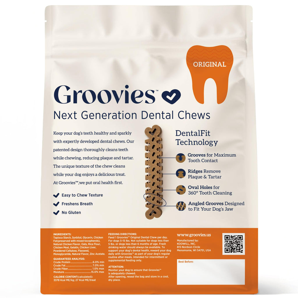 Small Flexible Dog Dental Chews 22Ct G48683