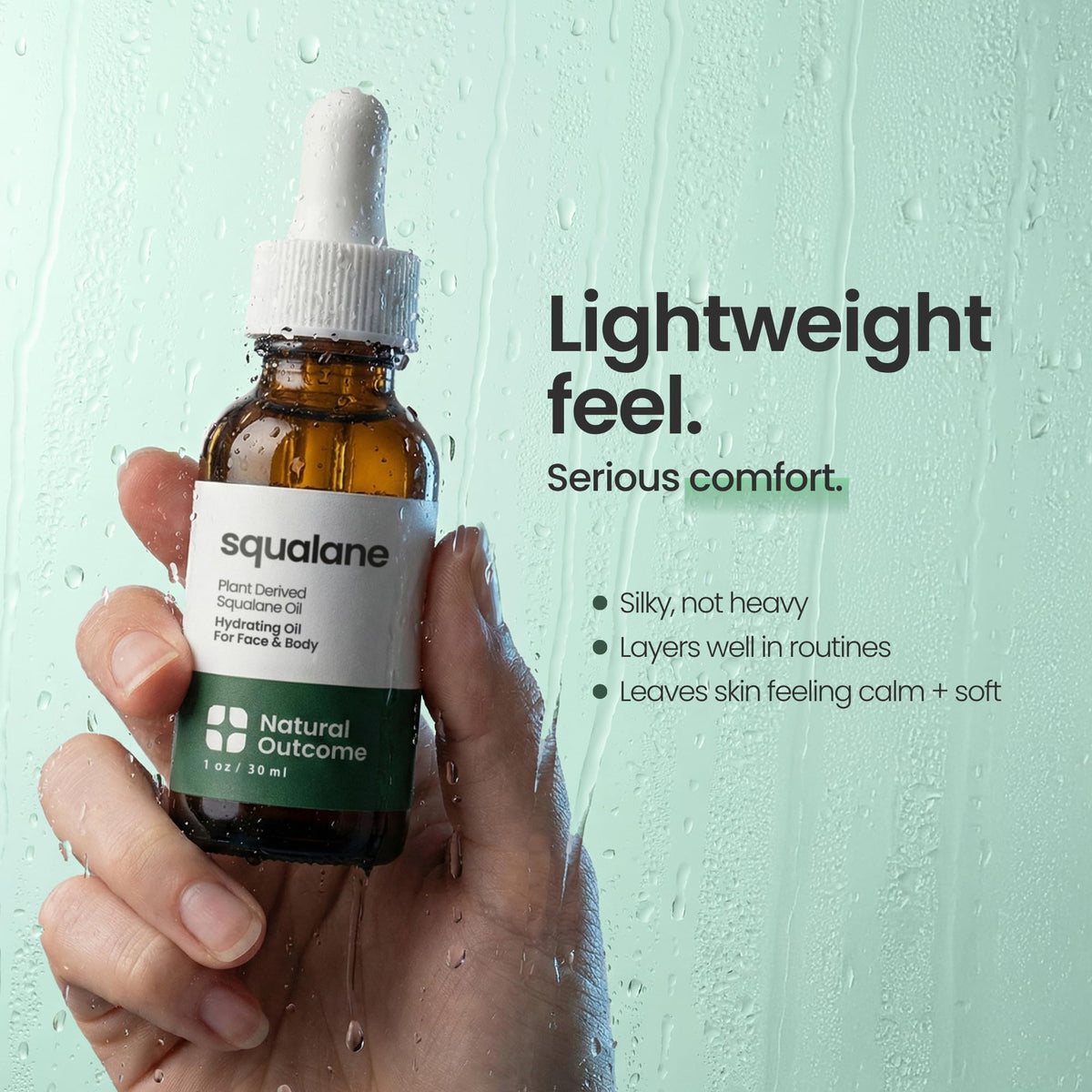 100% Plant Derived Squalane Oil 1 oz X50693