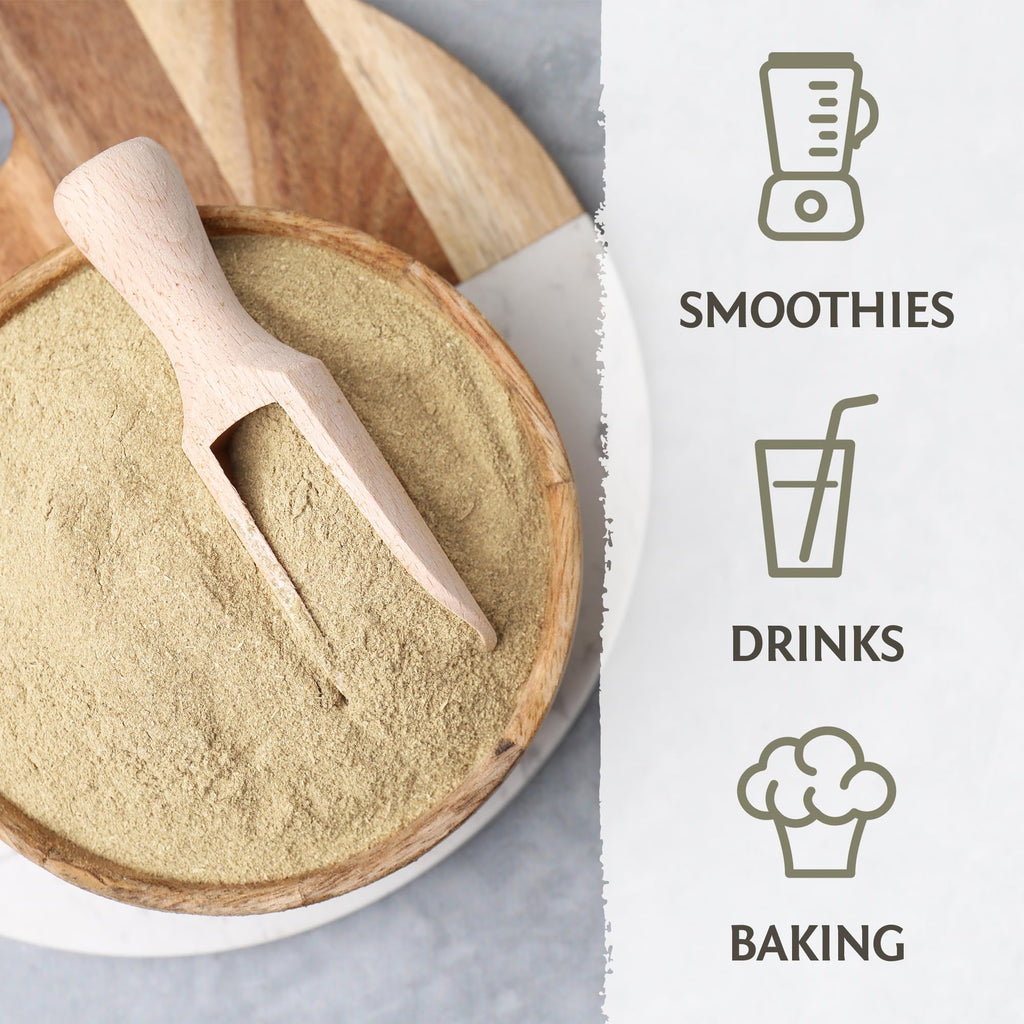 Organic Psyllium Husk Powder Fiber 66 Servings Q8666