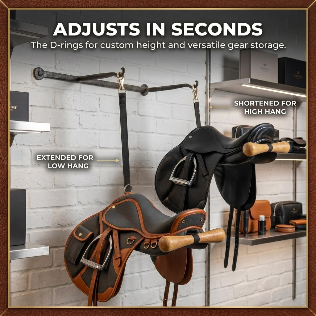 Portable Wood Saddle Rack A52693