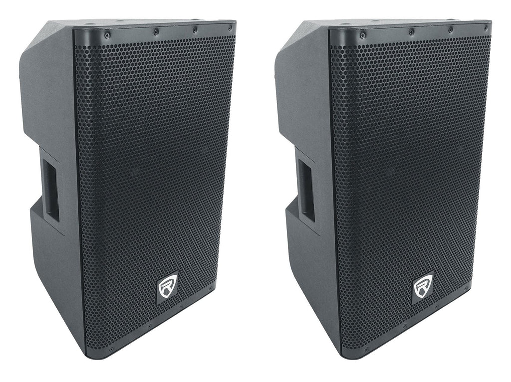 12" Active Powered Speaker with 2-Channel Mixer, 2-Pack C956769