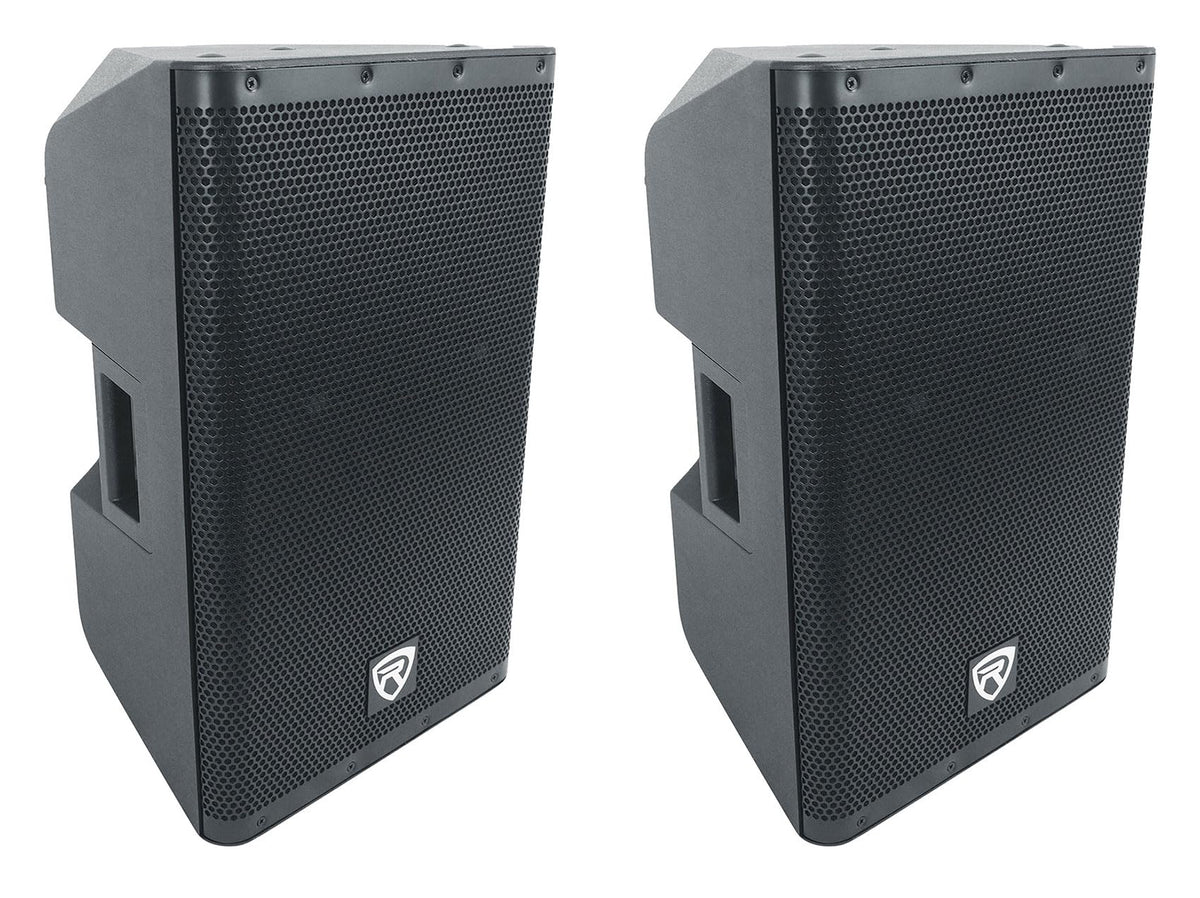 12" Active Powered Speaker with 2-Channel Mixer, 2-Pack C956769