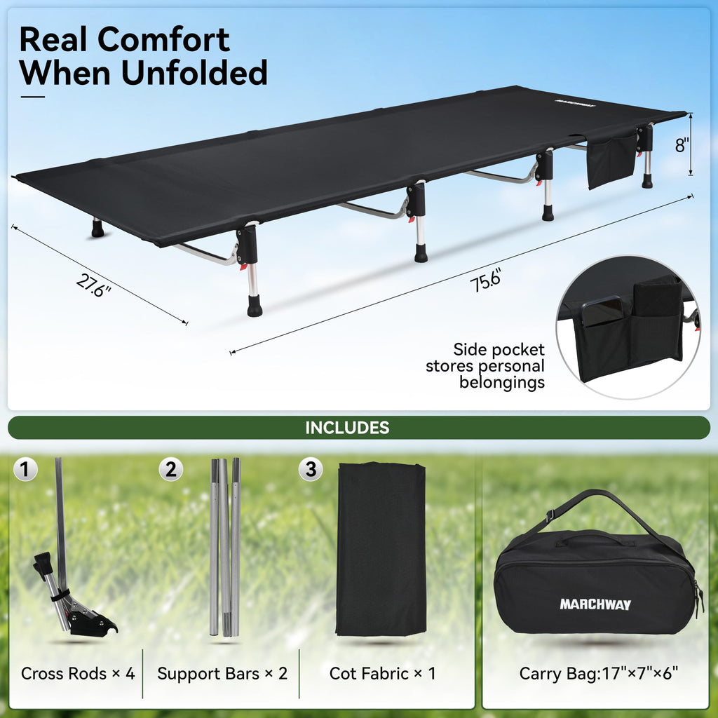 Lightweight Folding Camping Cot Bed N7213
