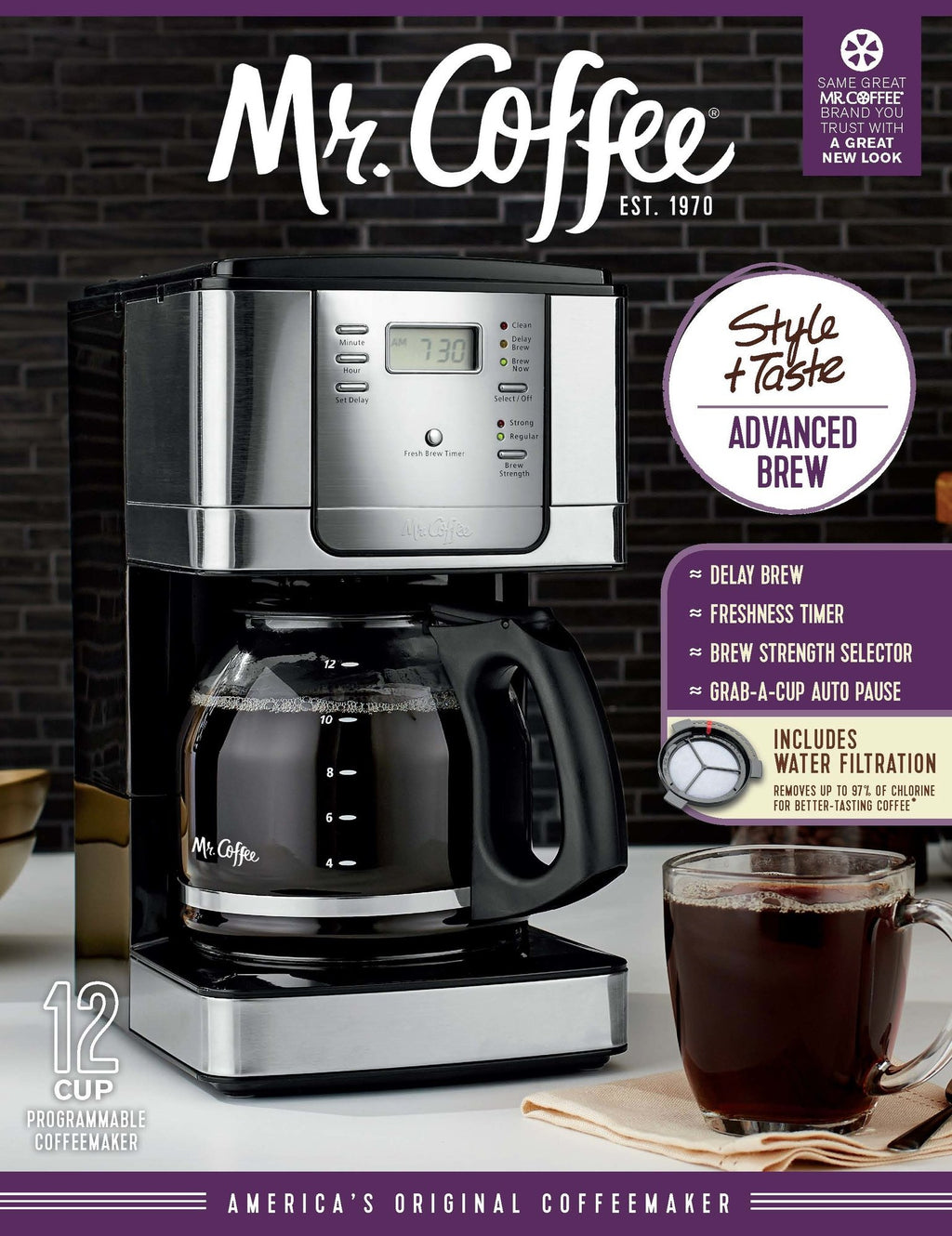 12-Cup Programmable Coffee Maker V440