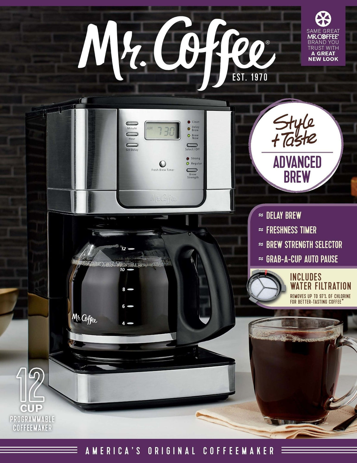 12-Cup Programmable Coffee Maker V440