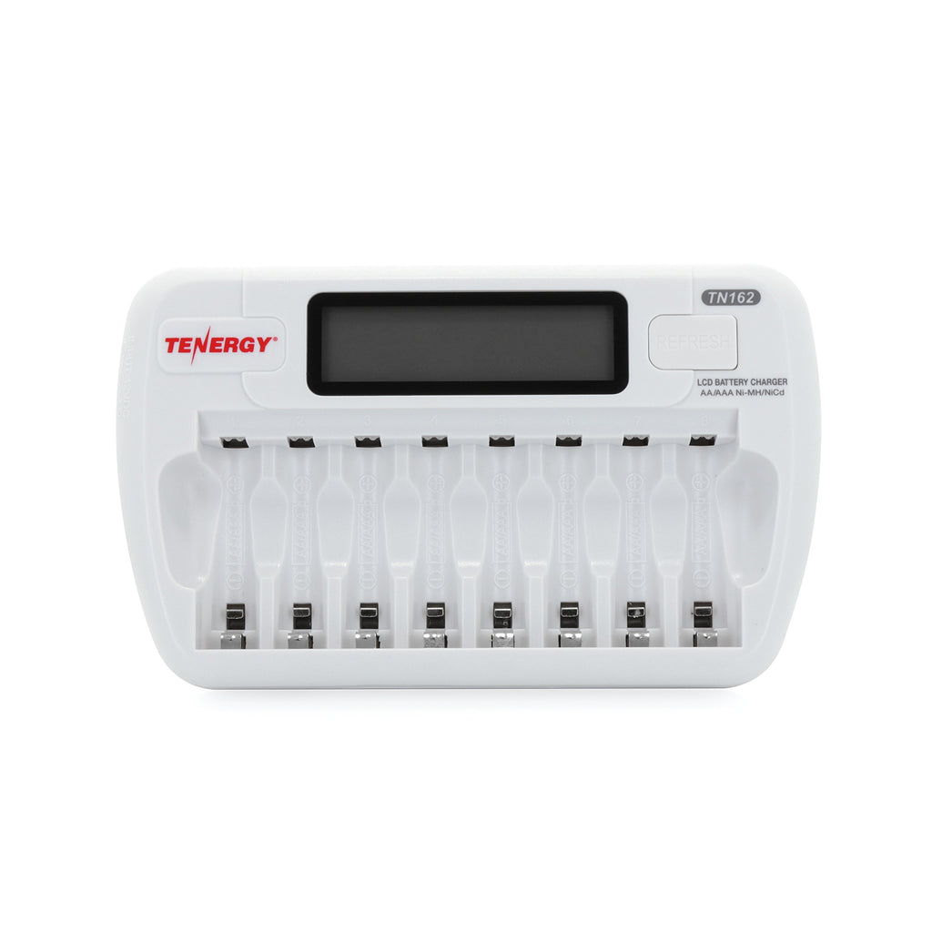 8-Bay Smart LCD Battery Charger for AA/AAA NiMH/NiCd Batteries Z742