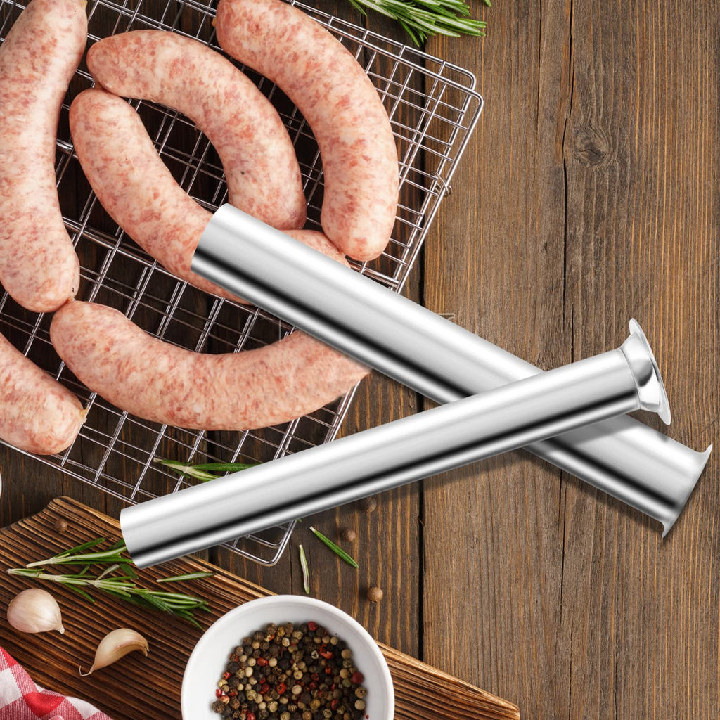 Stainless Steel Sausage Stuffer with 4 Nozzles W963