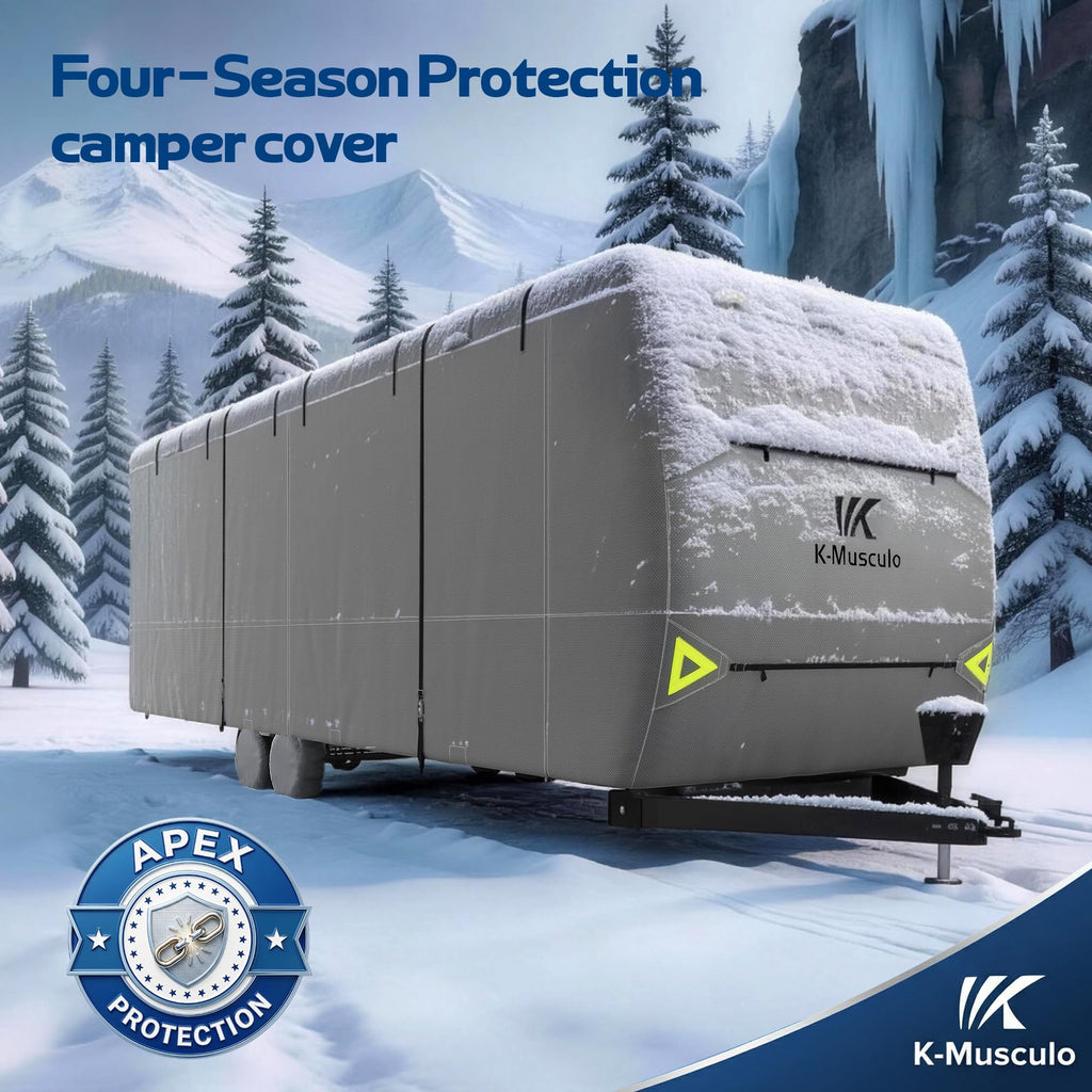 Heavy Duty Windproof Waterproof RV Cover Q895925