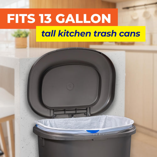 13 Gallon White Unscented Trash Bags 45ct K44175