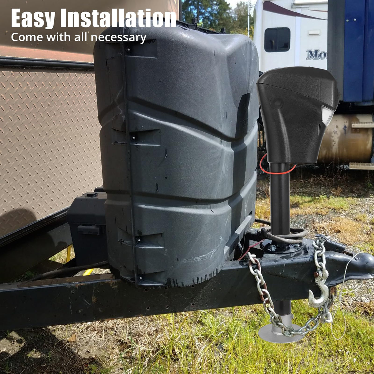 3500lbs 12V Electric Tongue Jack with LED B619