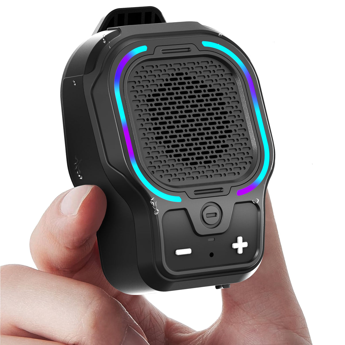 Black Magnetic Clip-on Portable Bluetooth Speaker P575