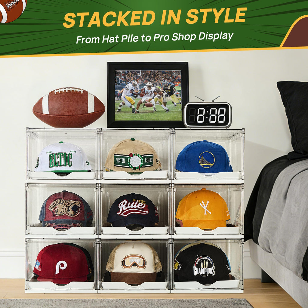 2 Pack Stackable Baseball Caps Organizer J556