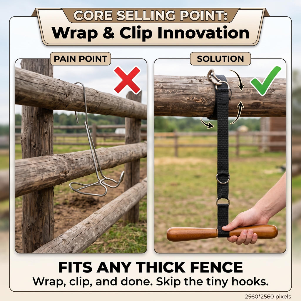 Portable Wood Saddle Rack A52693