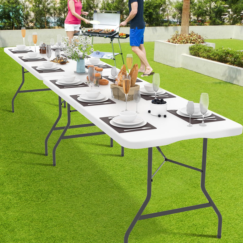 6 ft Heavy Duty Plastic Folding Table Q32867