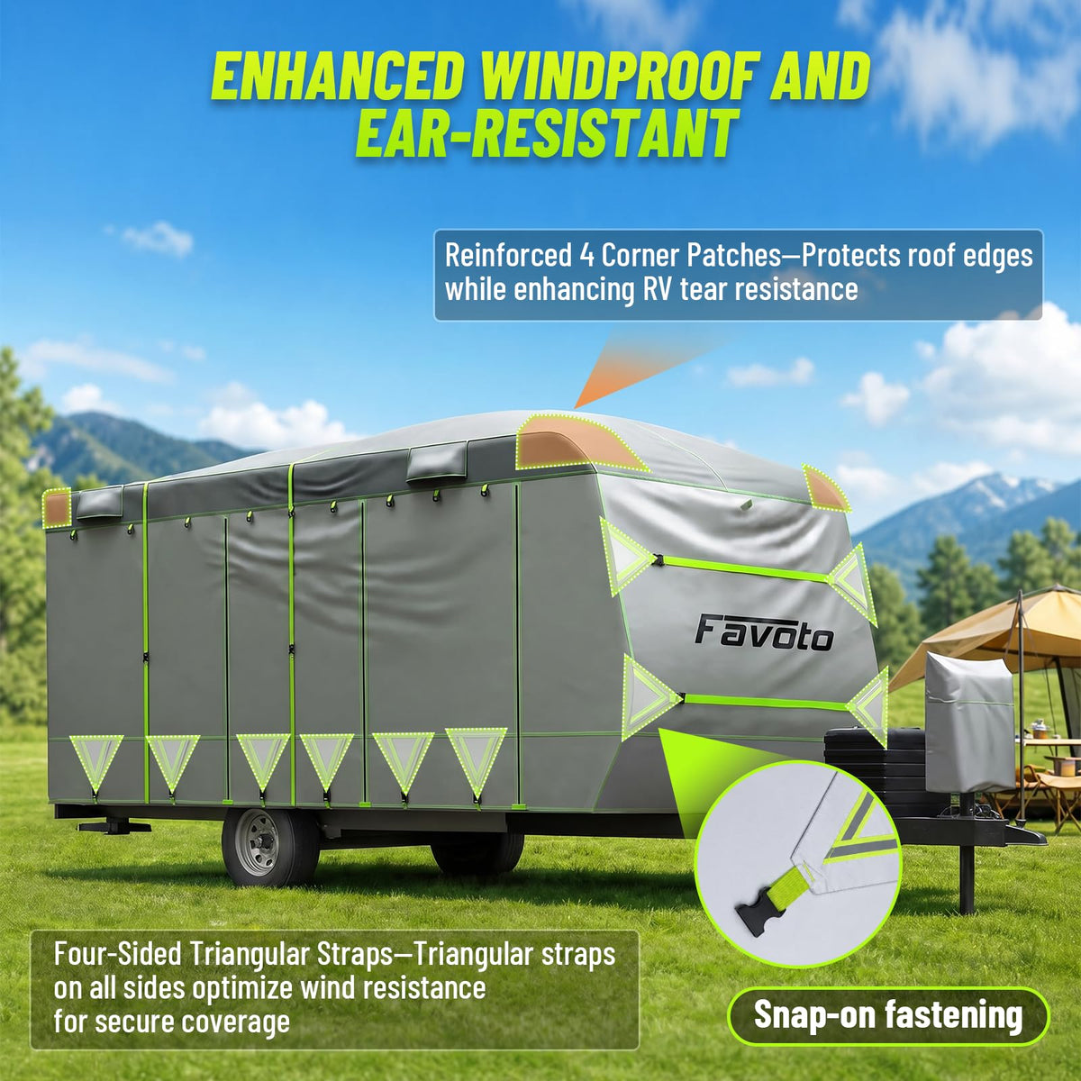 22-24 ft Travel Trailer Cover U468