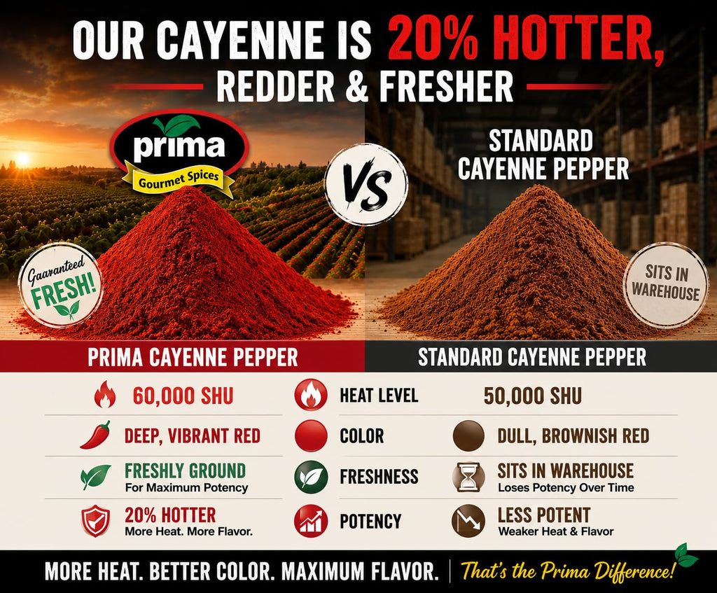 Cayenne Pepper Powder 5 LBS Bulk Kitchen Jug 60,000 SHU Extra Hot All Natural Gluten Free Red Ground Pepper K20177